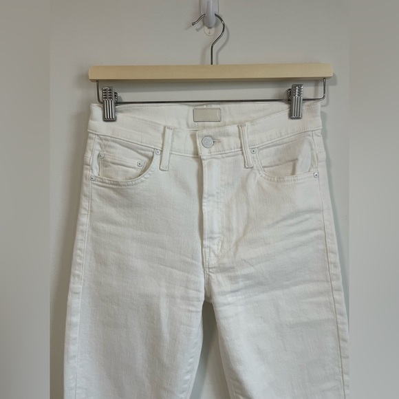 MOTHER Insider Crop Step Fray Jeans in Fairest of Them All - Picture 5 of 9